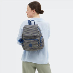 City Zip Small Printed Backpack