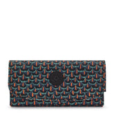 Money Land Printed Snap Wallet