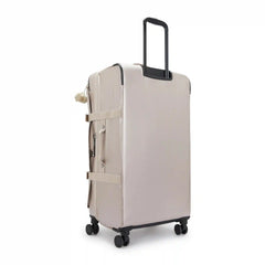 Spontaneous Large Metallic Rolling Luggage