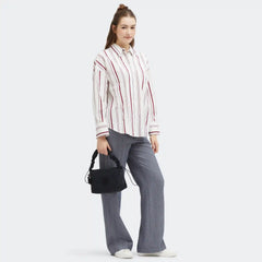 Eleni Smooth Satin Shoulder Bag