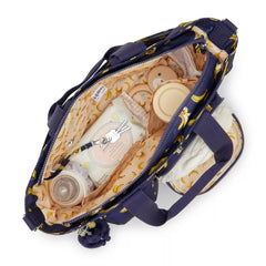 Babygear Printed Convertible Diaper Backpack