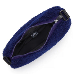 Julissa Small Fuzzy Crescent Crossbody Bag