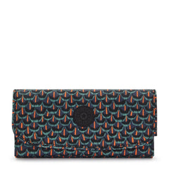 Money Land Printed Snap Wallet