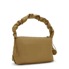 Eleni Medium Smooth Satin Shoulder Bag
